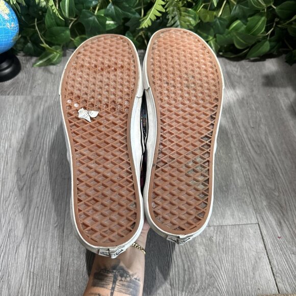 Vans Classic Slip On Trippy Drip Mushroom Skull Shoes Men’s 13 Psychedelic